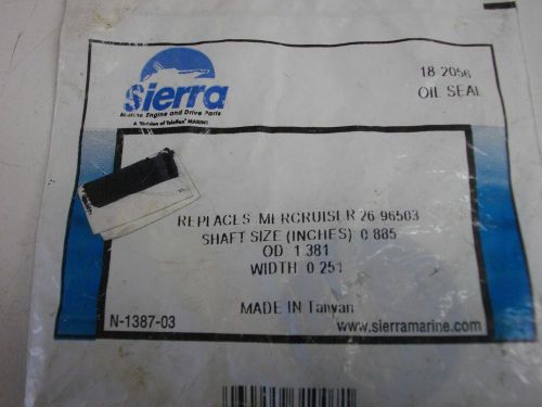 Sierra marine oil seal 18-2056 mercruiser sterndrive 26 96503 26-96503-1