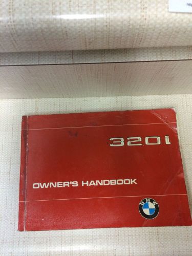 1981 320i bmw owner&#039;s handbook