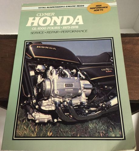 Clymer service  manual m340,  honda gl1000 fours,  1975-1978