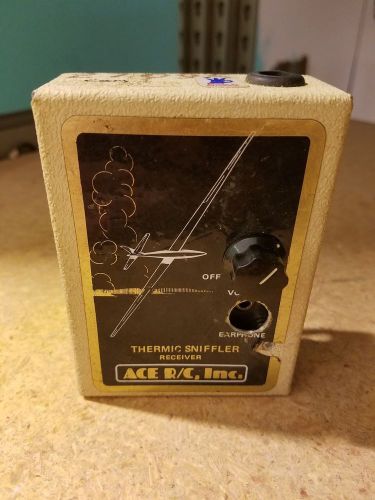 Vintage ace r/c thermic sniffler receiver 1 used