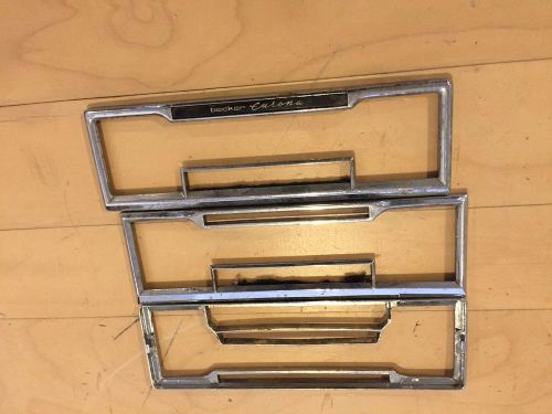 Mercedes w111 w113 220se 280se ferrari radio face chrome plate becker mexico
