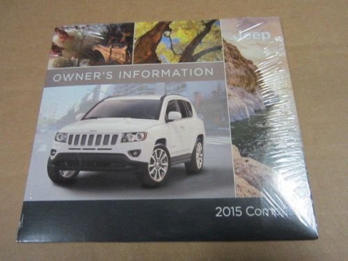 2015 jeep compass owners manual dvd (oem)  - j2568