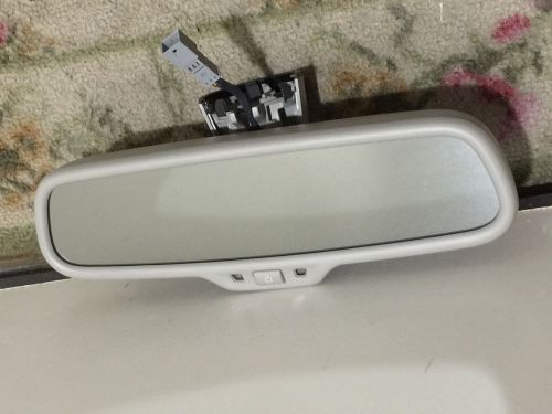 Oem 06 07 08 09 10 11 audi a4 s4 q5 q7 auto dim rear view mirror compass gray