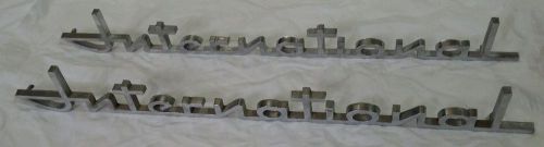 1957 international harvester a100 front fender emblems