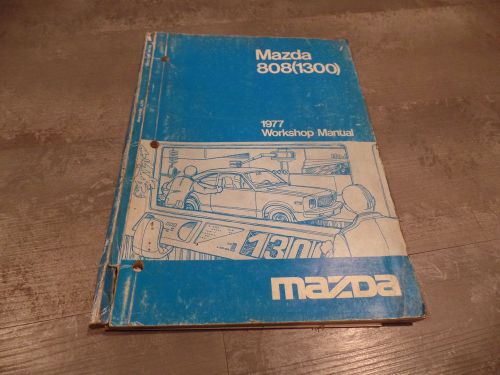 1977 mazda 808 (1300)  workshop service manual  rx4