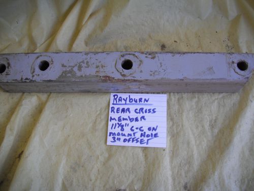 Rayburn oval track race car rear crossmember 11 1/8" c-c 3" off set