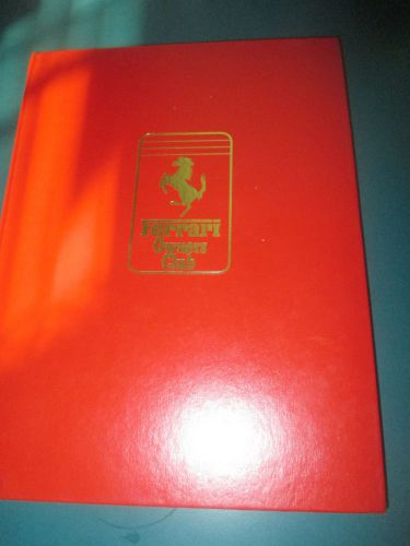 Ferrari owners club - 1990 hardback membership directory