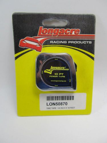Longacre 50870 10&#039; x 1/4&#034; tire tape go kart racing - close out