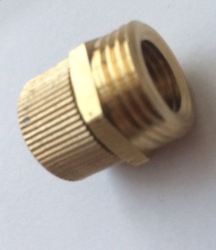 Pipe fitting 1/2&#034; bspp male to metric m18 m18x1.5 female brass adapter p-939u