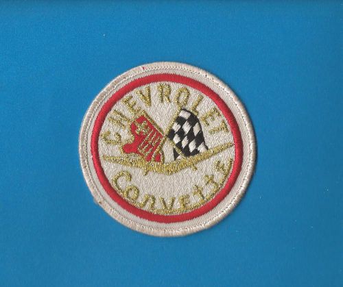 Rare vintage 1970&#039;s chevy chevrolet corvette car club jacket hat patch crest