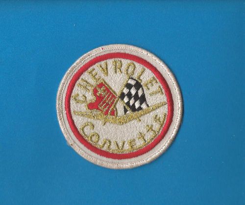Rare vintage 1970's chevy chevrolet corvette car club jacket hat patch crest