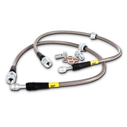 Stoptech 950.61504 stainless steel braided brake hose kit fits 3 c30 c70 s40 v50