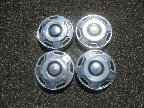 Genuine 1978 to 1991 ford econoline van e150 f150 pickup dog dish hubcaps set