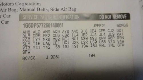 Starter motor 2.8l fits 06-07 cts 1713181