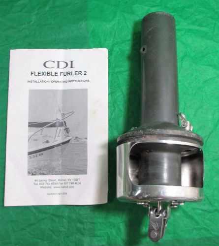 Sail boat sailboat foresail head genoa jib flexible furler furl cdi drum shroud