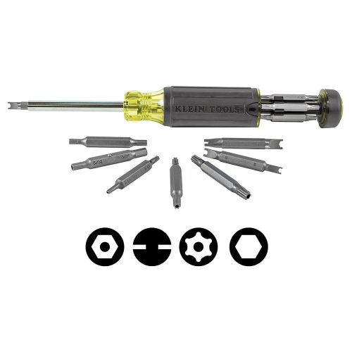 Klein tools 15-in-1 multi-bit tamperproof screwdriver