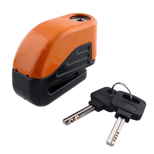 Motorcycle alarm disc brake pad motor disk lock burglar-proof vocal padlock
