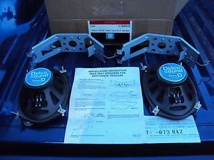 Nos gm chevelle z28 trans am  nova 442 gto 6x9 10 ohm blue label delco speakers