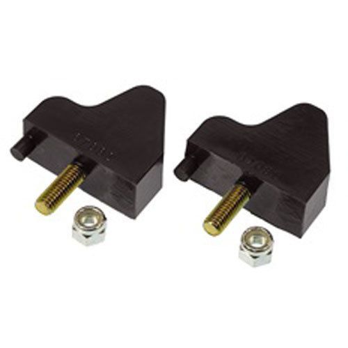 Prothane 7-1302-bl bump stop kit; black; front;