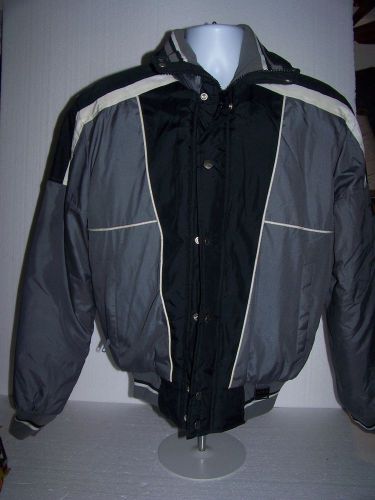 Yamaha maxin wear gray snowmobile coat men's medium tall size