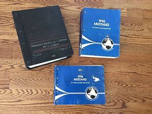 1996 ford mustang service shop repair manual set