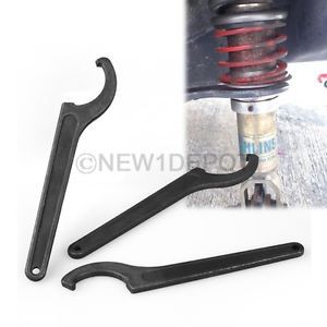 3x coilover adjustment steel shocks coil springs c-shape spanner wrench hook nd