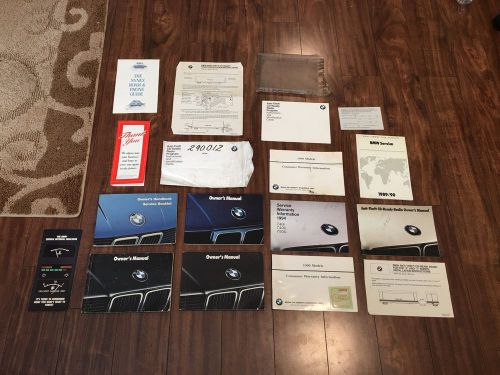 Bmw manuals and original papers