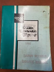 1991 gmc safari model service repair manual x-9130