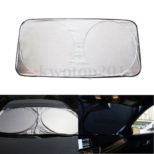 Car auto front rear window shield folding jumbo sun shade cover uv visor for bmw