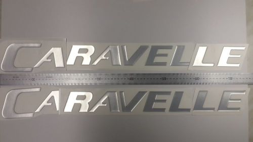 Caravelle boat emblem 30&#034; epoxy stickers resistant to mechanical shocks vinyl