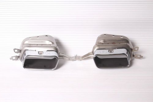 New genuine bmw f01 f02 750 740 exhaust tips pipes / oem 51127195406 51127195405