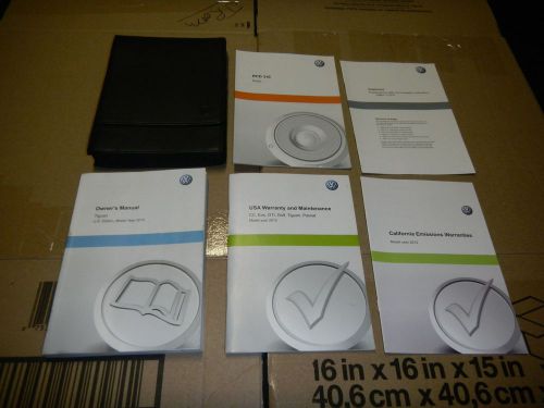 2012 vw tiguan owners manual set + free shipping