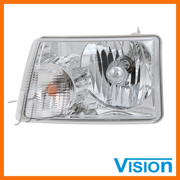 01-09 ford ranger edge fx4 driver side head light lamp assembly w/bulb socket lh