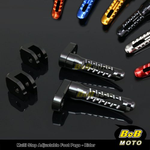 For buell xb9r firebolt 03 04 05 06 07 6 color 25mm adjustable front foot pegs