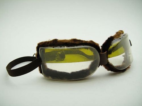 Motoring 30's car motorcyle goggles pilot vintage rider celluloide art deco #2
