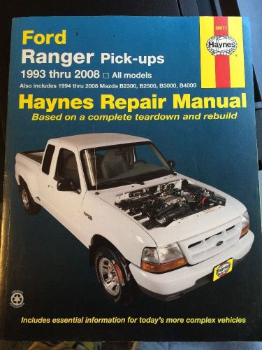Ford ranger haynes repair manual