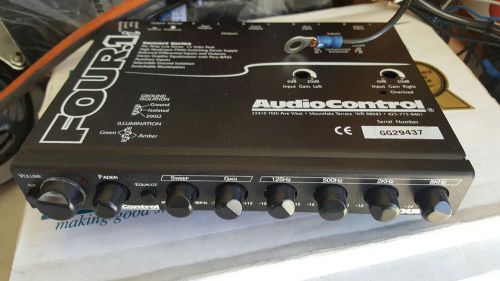 Audiocontrol audio control four.1 4.1 eq equalizer w/aux &#039;nice&#039;