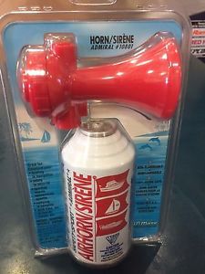 Four - 8 oz. safety airhorn air horn sporting safety marine 10801 (1 case)