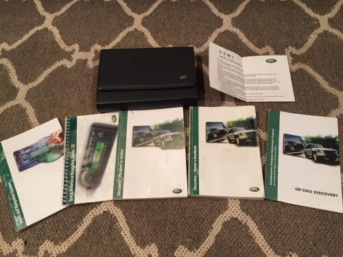 Land rover discovery ii oem owners manual, service books, set, no reserve!!