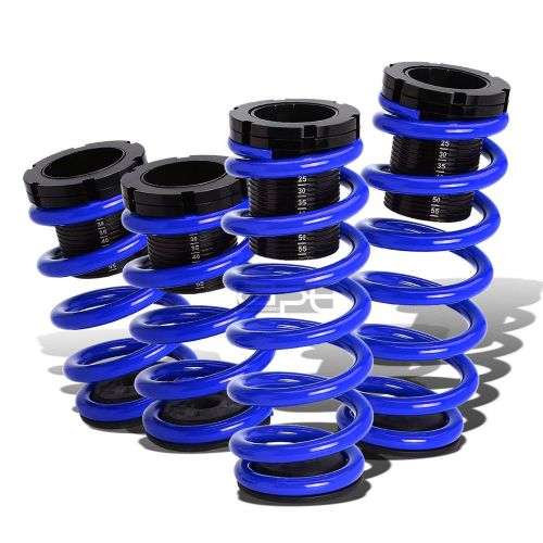 For 91-99 mit 3000gt gto adjustable scaled black coilover blue springs 0-3&#034; drop