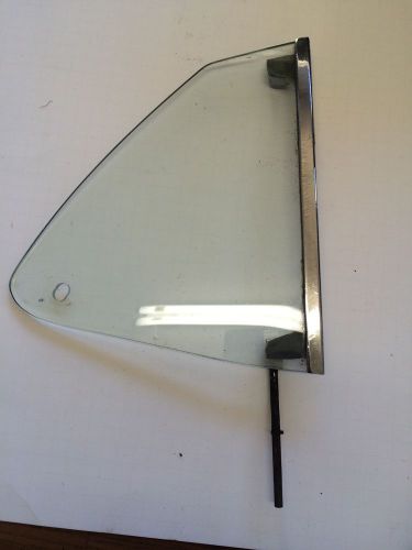 69-70 mustang fastback quarter glass-rh side clear-oem