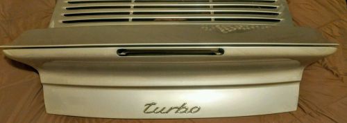 2002 porsche 996 (911)  turbo trunk lid - silver 996 512 991 01 oem