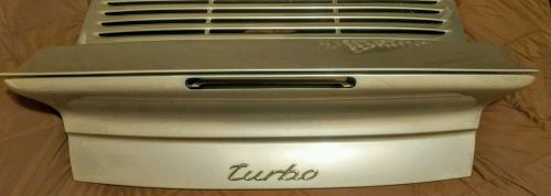 2002 porsche 996 (911)  turbo trunk lid - silver 996 512 991 01 oem