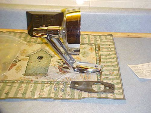 1961-64 chrysler &amp; imperial factory original exterior rear view mirror d60078