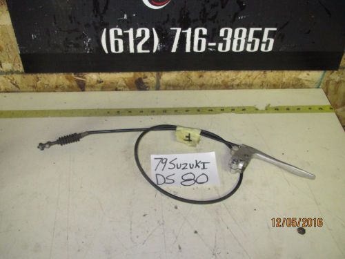 1979 suzuki ds80 ds 80 oem front braike perch lever and cable assembly