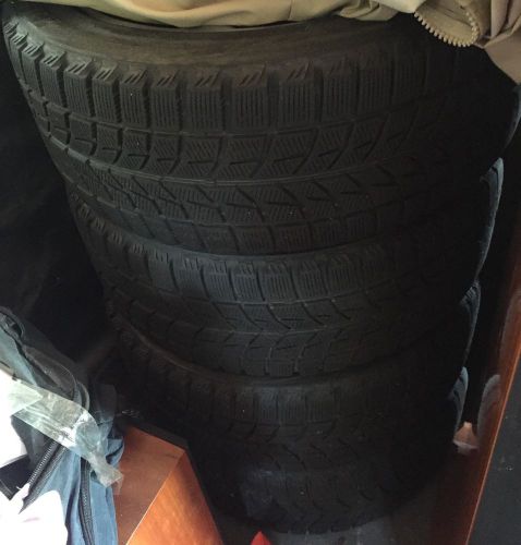 4 bridgestone tires + rims: blizzak lm-60