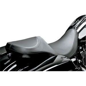 Le pera smooth stitch super villain 2-up seat for harley touring flh/t 08-16