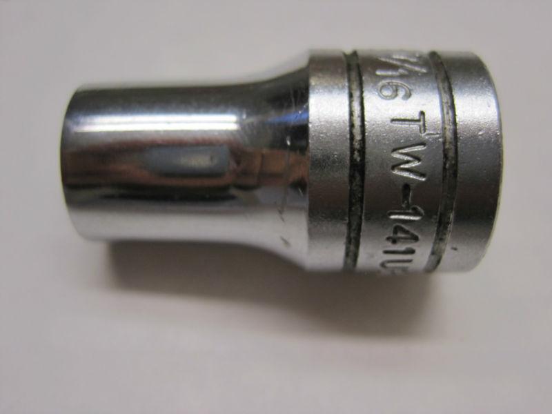 Snap On TW141 1/2 drive 7/16 inch 6 point socket, US $12.00, image 4