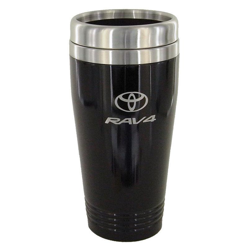 Toyota rav4 black stainless steel coffee tumbler mug
