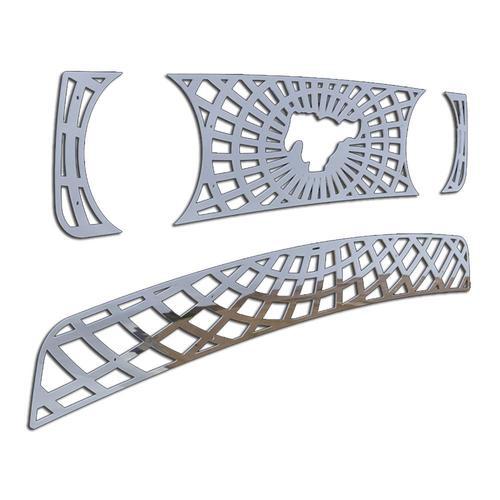Ford Mustang GT 05-09 Stainless Spider Web Front Metal Grille Trim Cover Insert, US $114.95, image 2